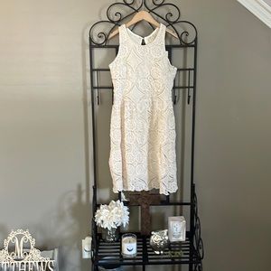 Women’s Bo-Ho Crochet Midi Dress Sz Medium